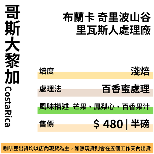 哥斯大黎加 布蘭卡 奇里波山谷  里瓦斯人處理廠 百香蜜處理